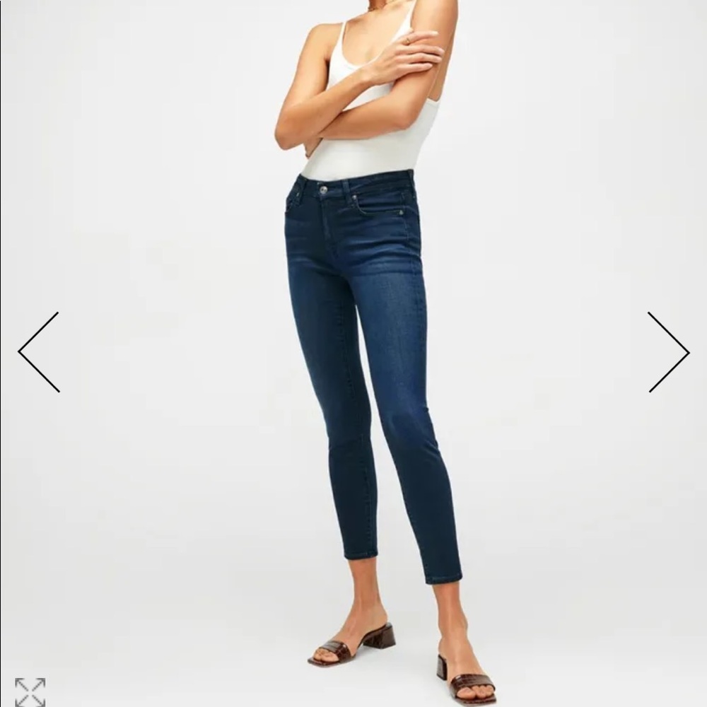 7 for All Mankind The Mid Rise Ankle Skinny 26
